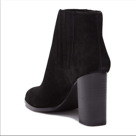 Joie size 37/6.5 Yara black suede pull on bootie - Picture 2 of 8